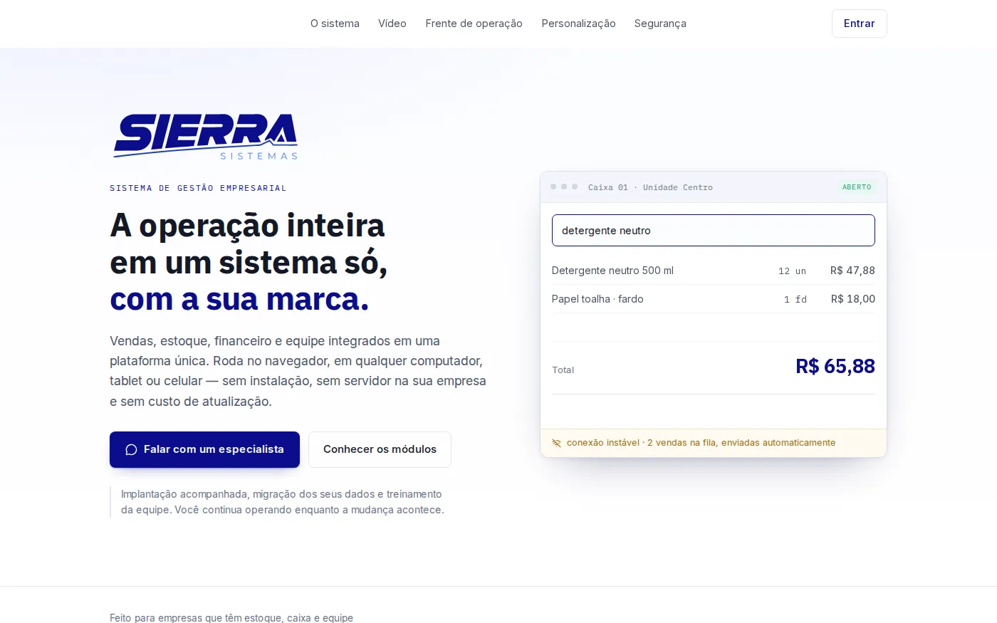 Site Sierra Sistemas